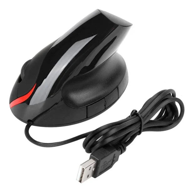Mouse 5D Vertical Ergonómico Cable Túnel Carpiano Óptico
