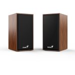 Parlantes Genius Sp - Hf180 Madera 6 Watts 3.5 Mm Usb