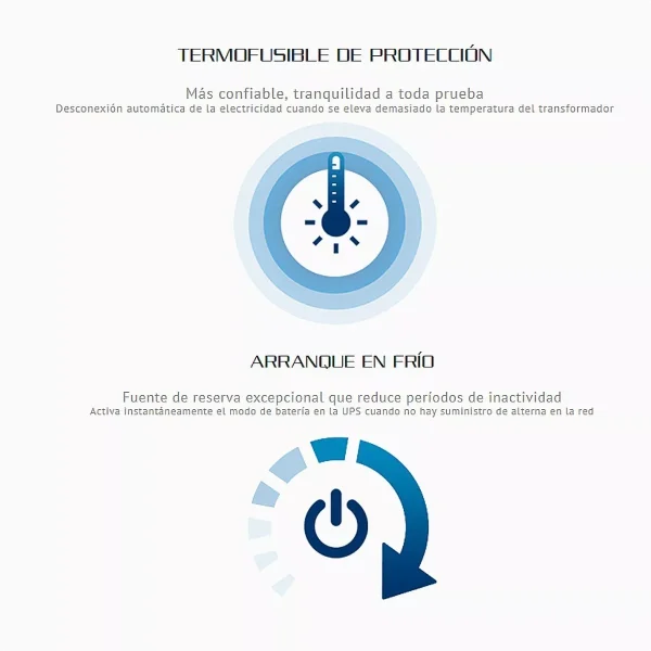 Ups Interactiva Forza BT-601 | 600va/360w | 8 Tomas | Regulador