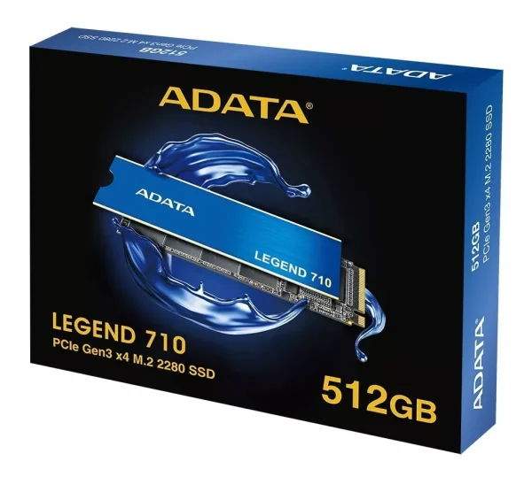 Disco Sólido Adata Legend 710 512gb Pcie Gen3 X4 M.2 Ssd