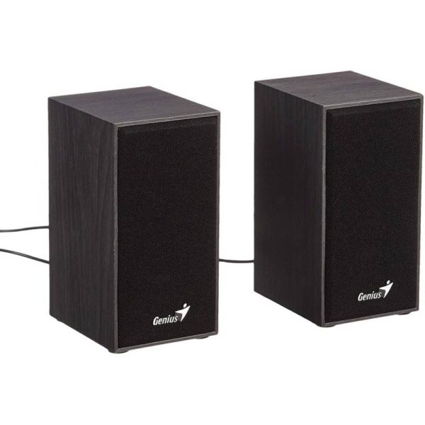 Parlantes Genius Sp - Hf180 Madera 6 Watts 3.5 Mm Usb