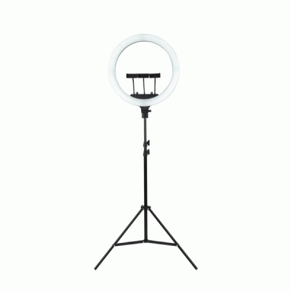 ARO DE LUZ CON SOPORTE HAVIT ST7335 NEGRO