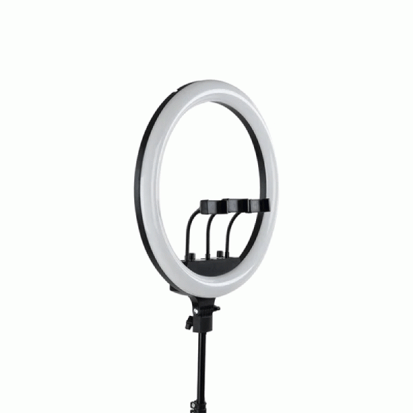 ARO DE LUZ CON SOPORTE HAVIT ST7335 NEGRO