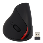 Mouse Vertical 5 D Inalámbrico Ergonómico Recargable Negro