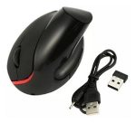 Mouse Vertical 5 D Inalámbrico Ergonómico Recargable Negro