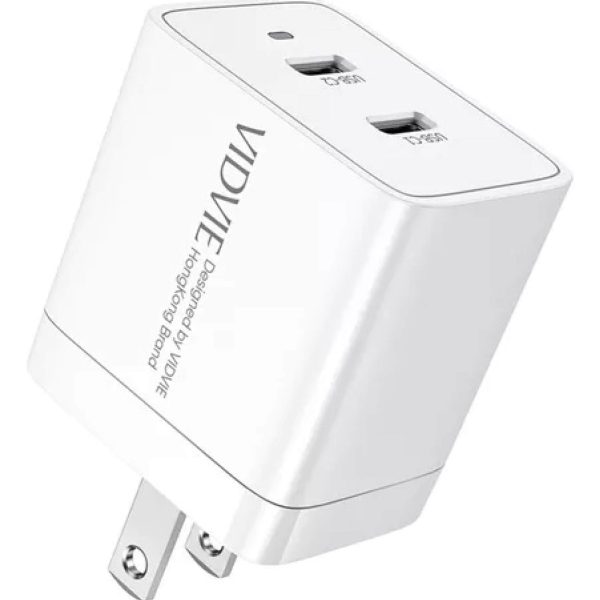Cargador Doble Tipo C Vidvie 40W PD PLM346